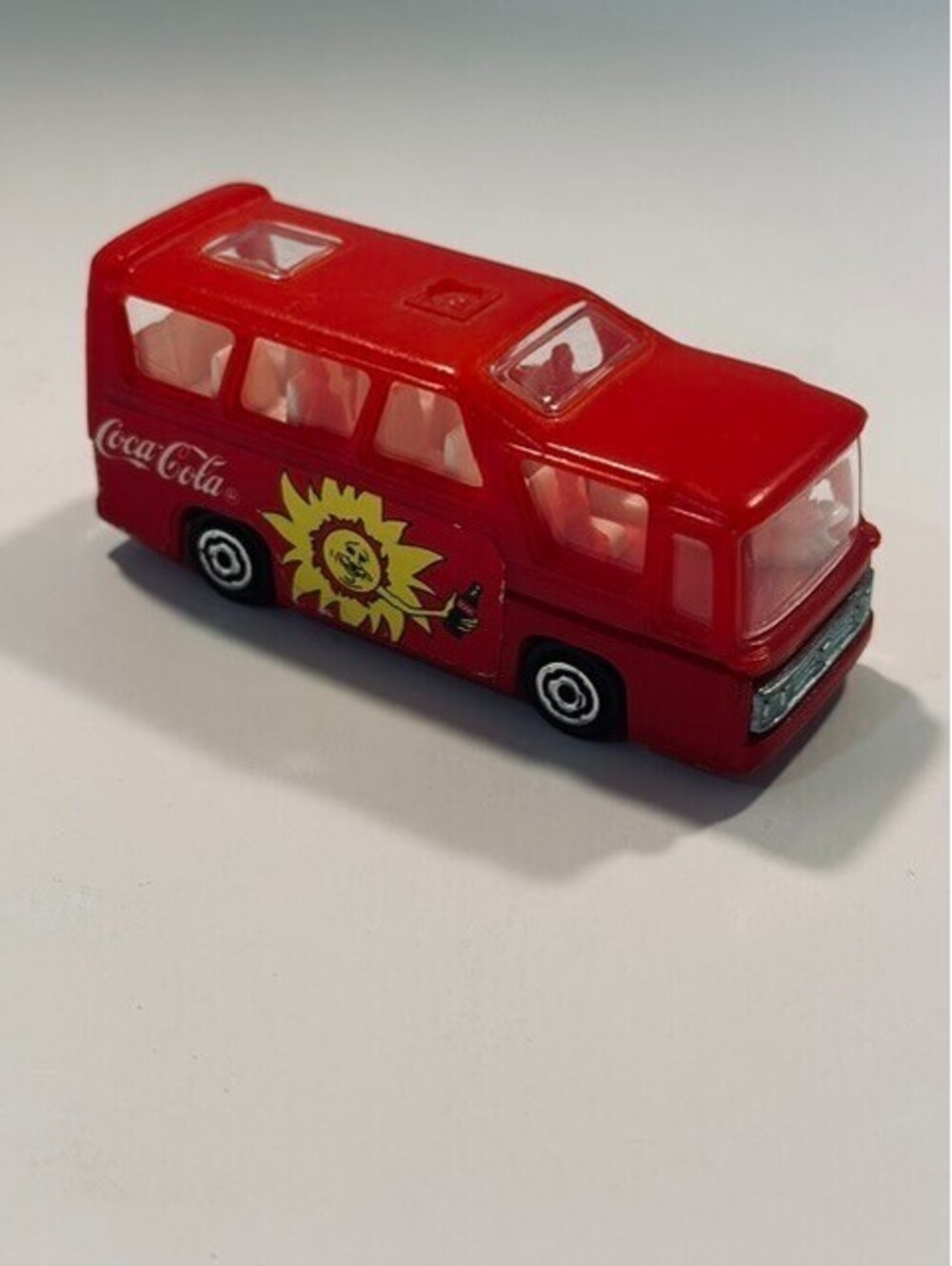 Majorette 1996 #262 Minibus 1/87 Coca-Cola Coke RED France - Coke Bus - Rare